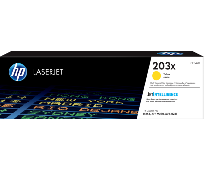 Toner HP 203X Yellow 2500 str.